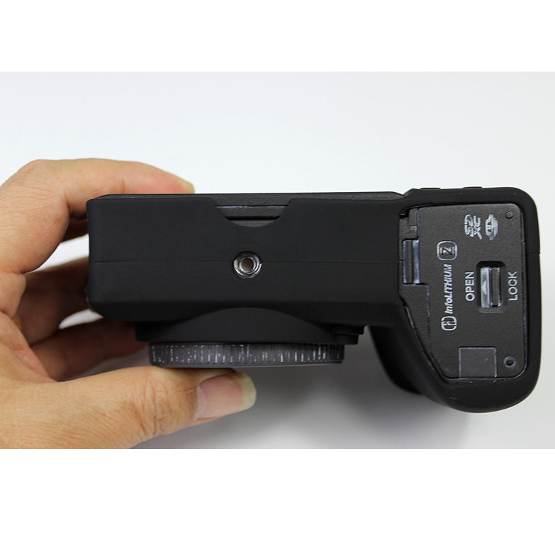Soft Silicone Protective Pouch Case for Sony A6600 Camera - Black