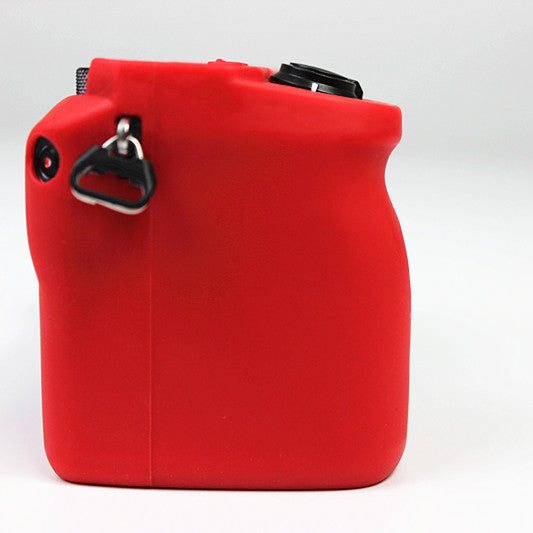 Soft Silicone Protective Pouch Case for Sony A6600 Camera - Red