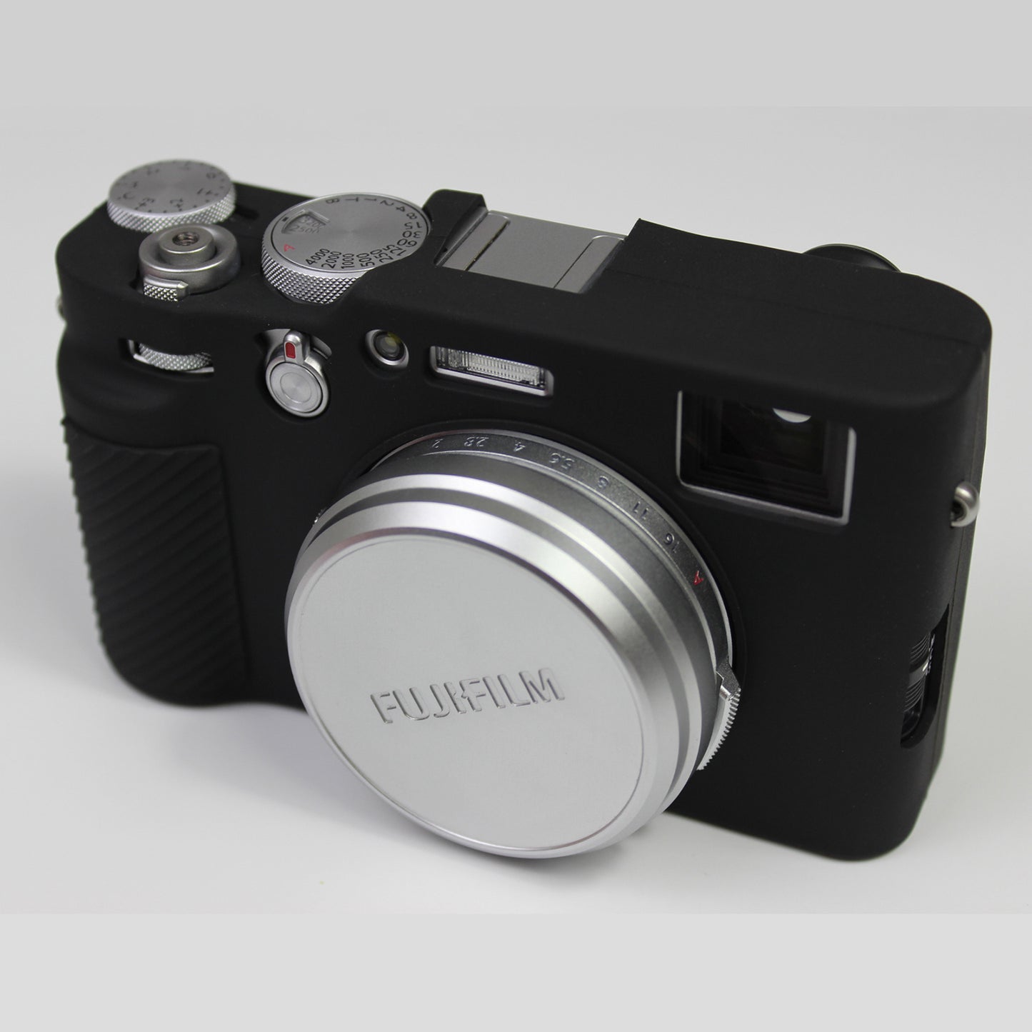 Shockproof Silicone Protective Camera Case for FUJIFILM X100V - Black