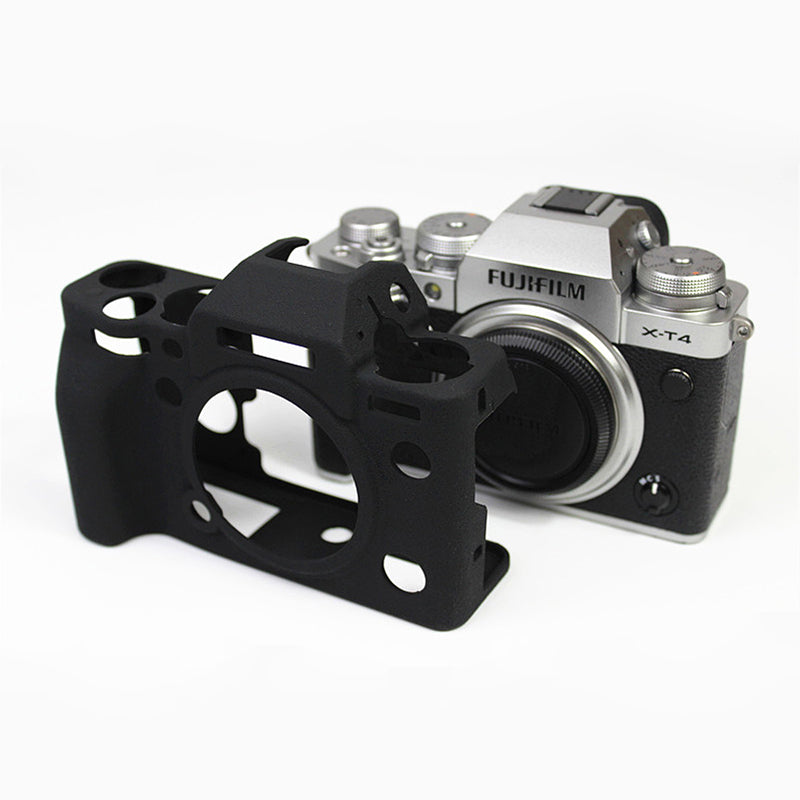 Soft Silicone Protective Case for FUJIFILM X-T4 - Black