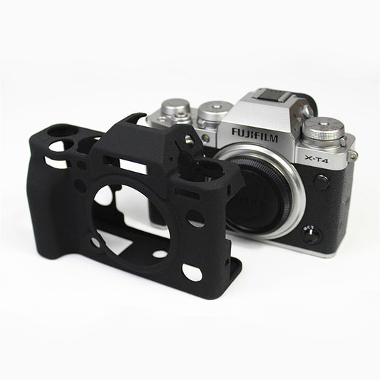 Soft Silicone Protective Case for FUJIFILM X-T4 - Black