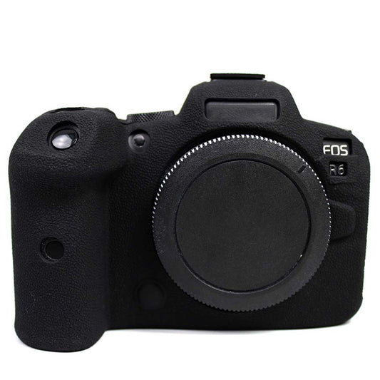 Soft Silicone Case for Canon EOS R6 Camera - Black