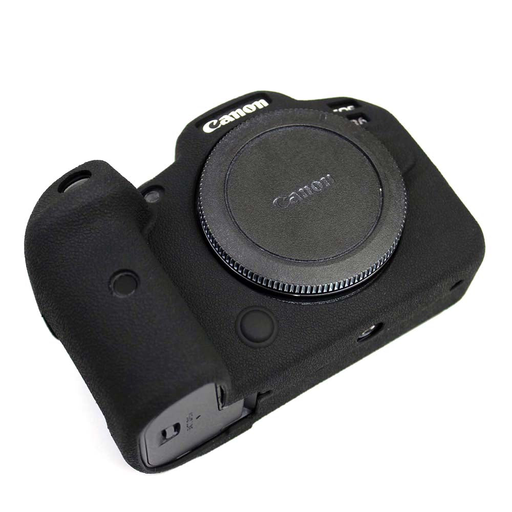 Soft Silicone Case for Canon EOS R6 Camera - Black