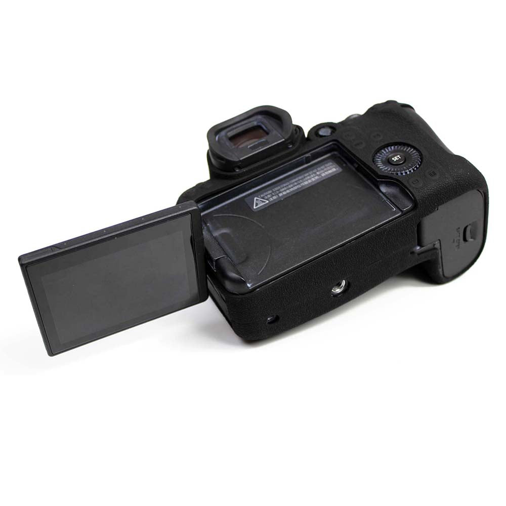 Soft Silicone Case for Canon EOS R6 Camera - Black