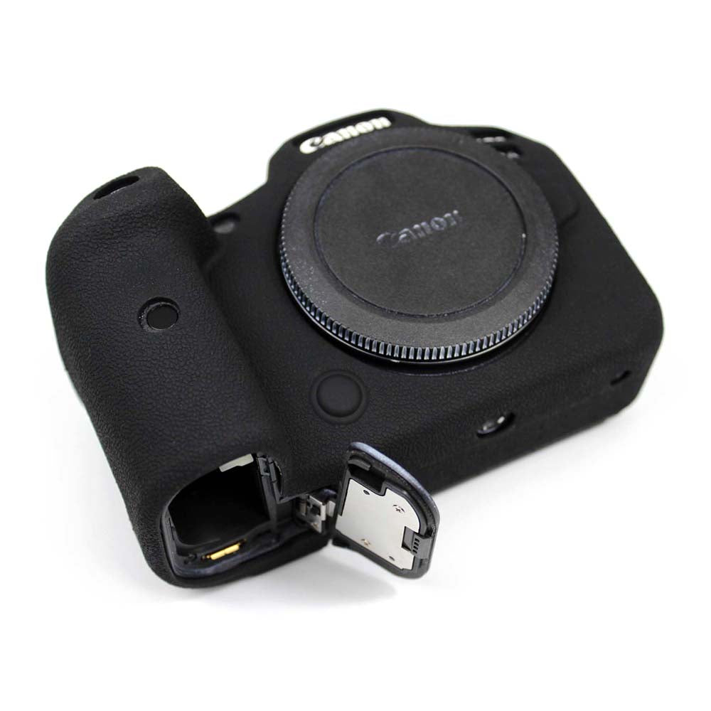 Soft Silicone Case for Canon EOS R6 Camera - Black
