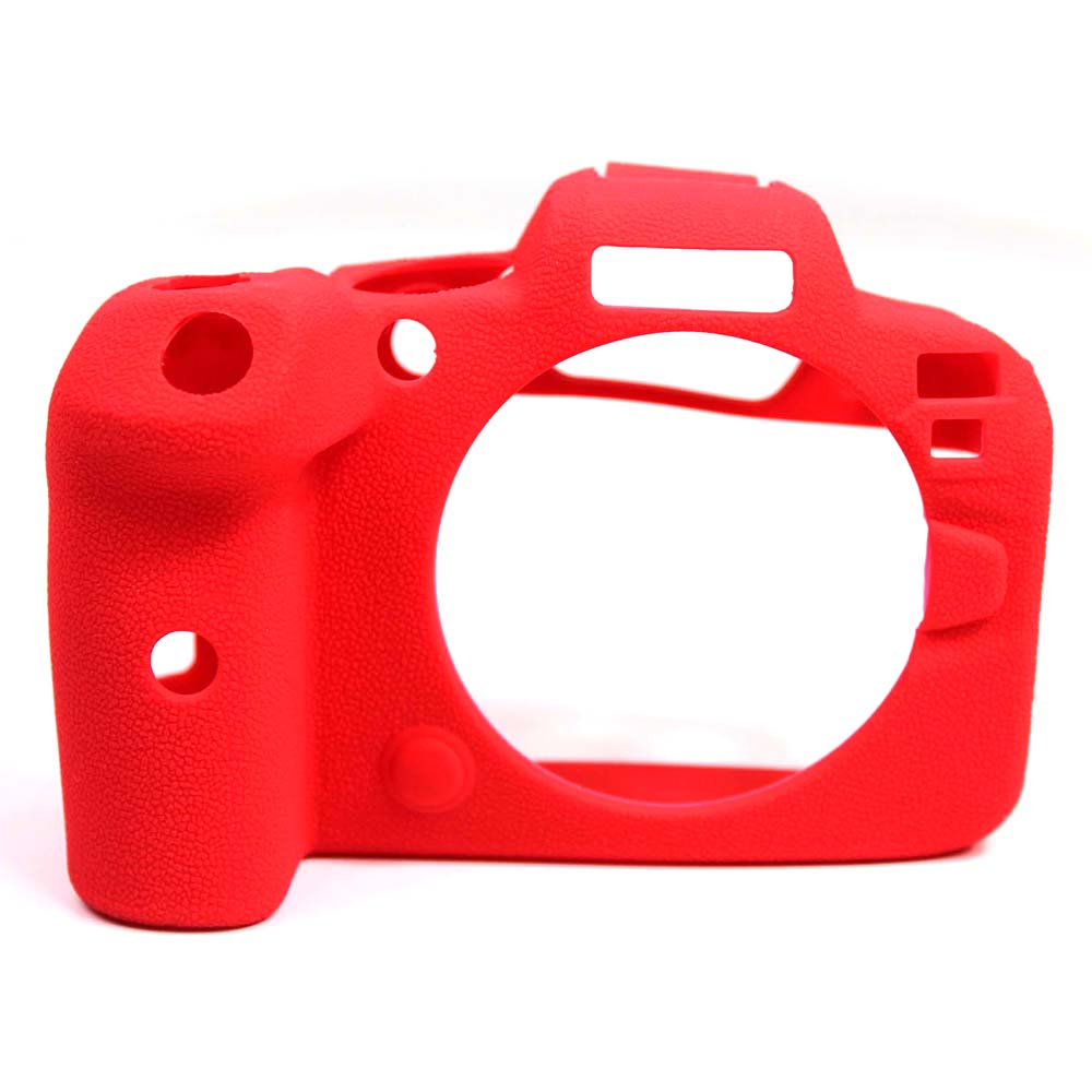 Soft Silicone Case for Canon EOS R6 Camera - Red