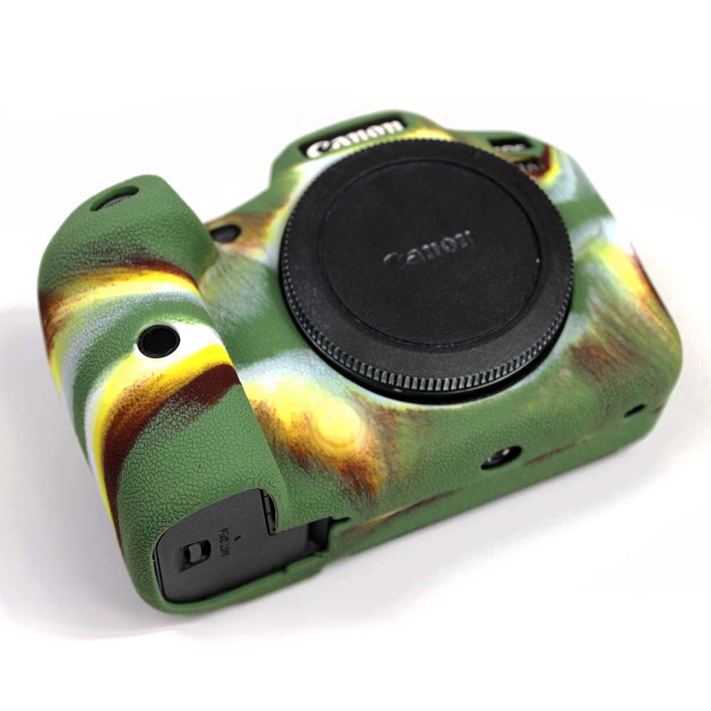 Soft Silicone Case for Canon EOS R6 Camera - Camouflage