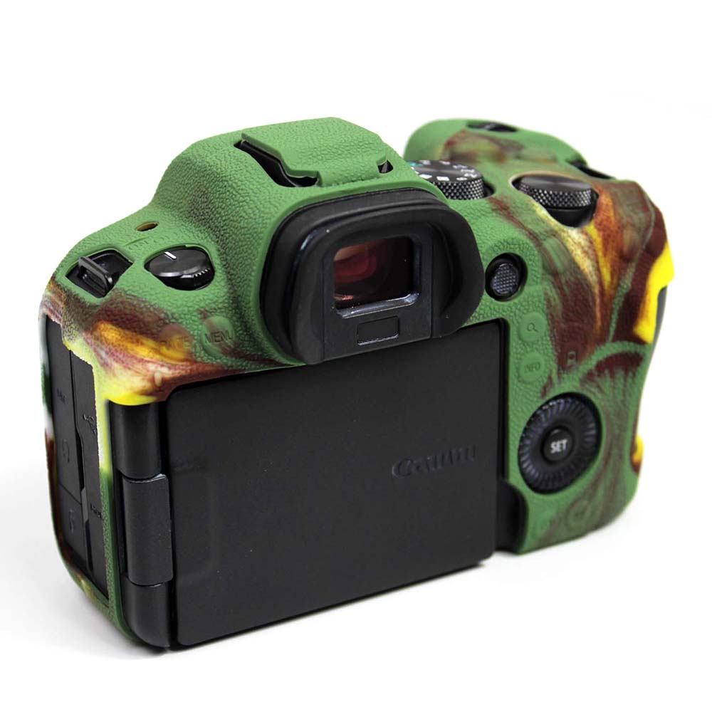 Soft Silicone Case for Canon EOS R6 Camera - Camouflage
