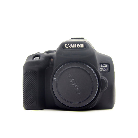 Soft Silicone Protective Camera Case for Canon EOS 850D - Black