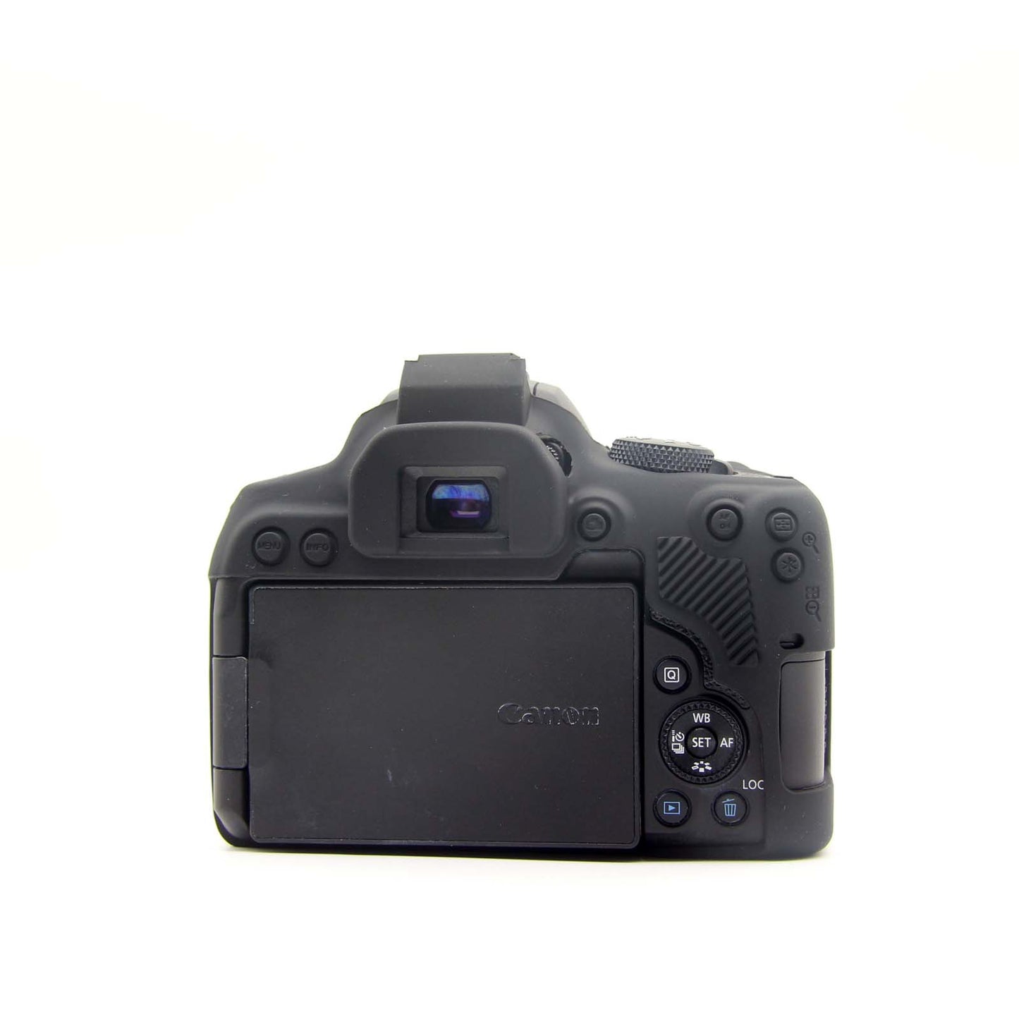Soft Silicone Protective Camera Case for Canon EOS 850D - Black