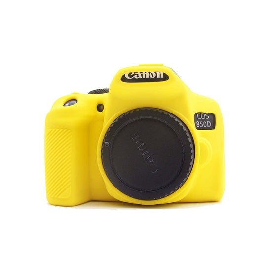 Soft Silicone Protective Camera Case for Canon EOS 850D - Yellow