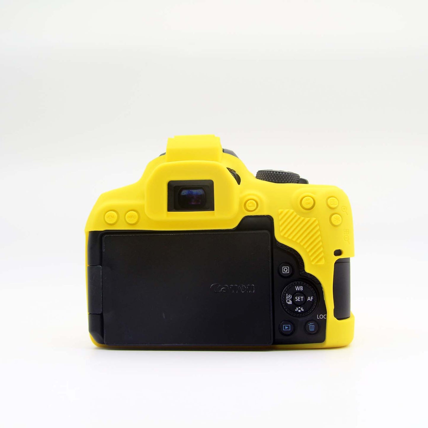 Soft Silicone Protective Camera Case for Canon EOS 850D - Yellow