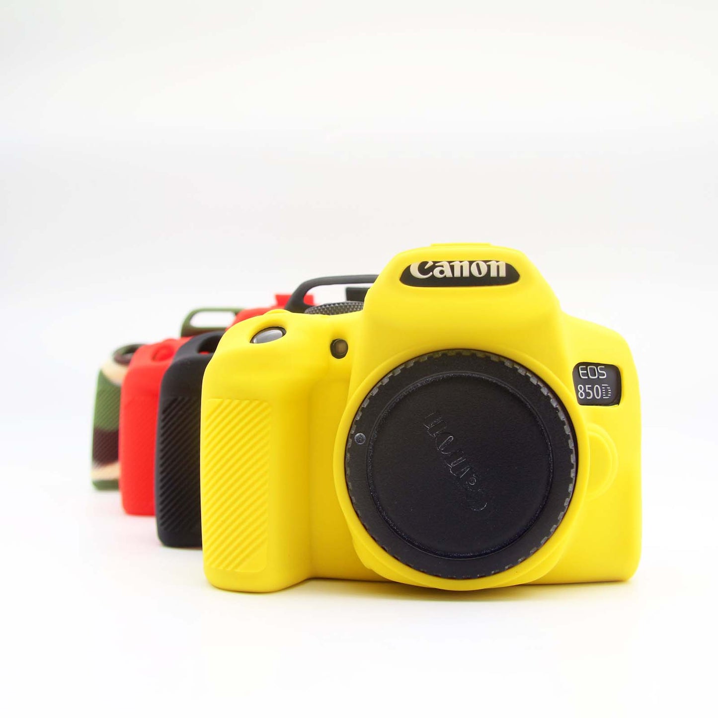 Soft Silicone Protective Camera Case for Canon EOS 850D - Yellow