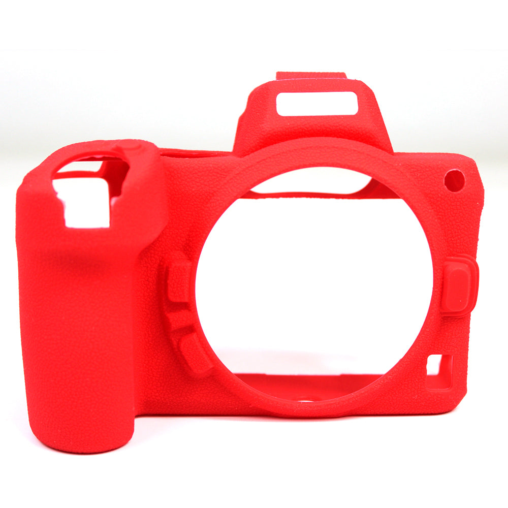 Soft Silicone Protective Camera Case Dustproof Shell for Nikon Z5 - Red