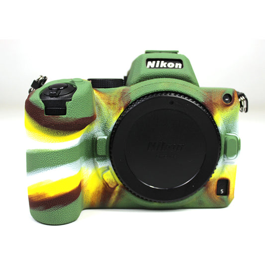Soft Silicone Protective Camera Case Dustproof Shell for Nikon Z5 - Camouflage