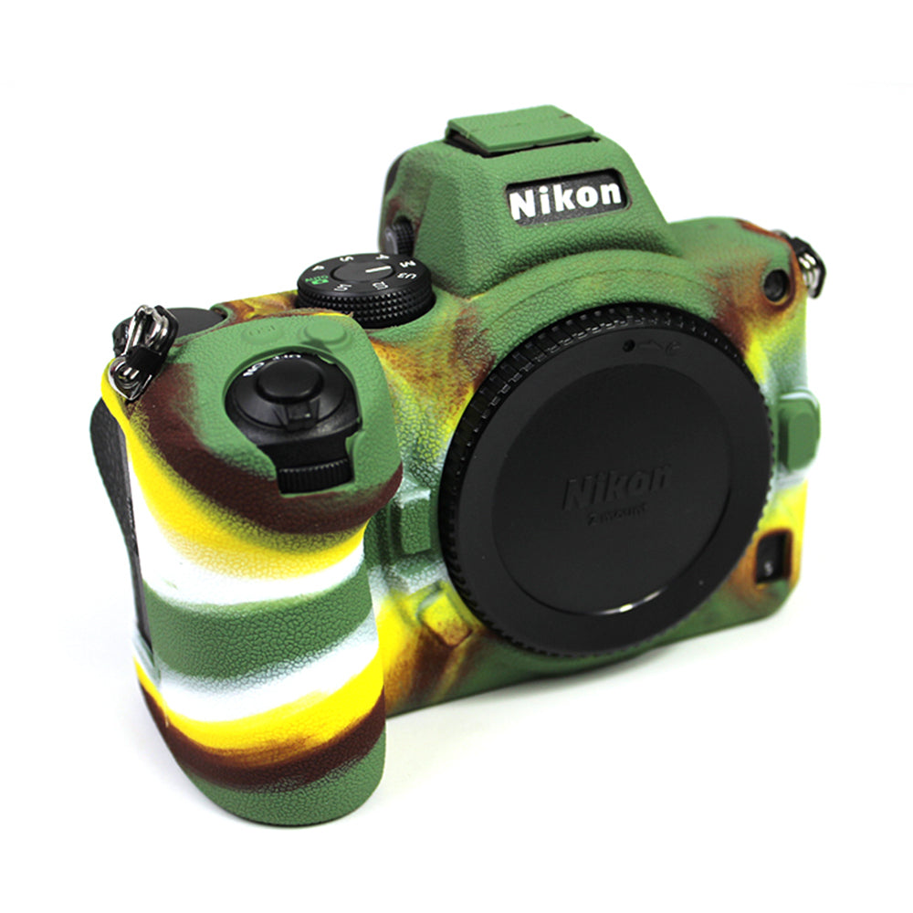 Soft Silicone Protective Camera Case Dustproof Shell for Nikon Z5 - Camouflage
