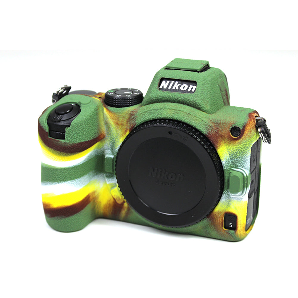 Soft Silicone Protective Camera Case Dustproof Shell for Nikon Z5 - Camouflage