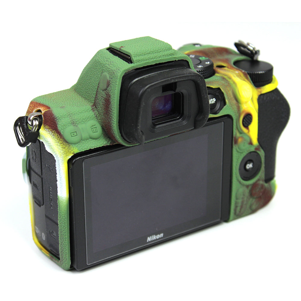 Soft Silicone Protective Camera Case Dustproof Shell for Nikon Z5 - Camouflage