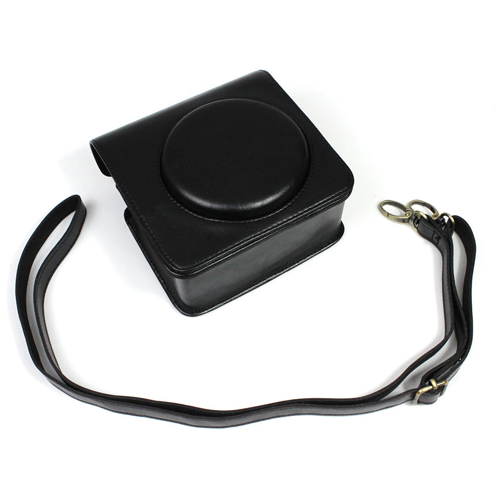 PU Leather Camera Case Cover for Instax Square SQ1 Camera Bag - Black