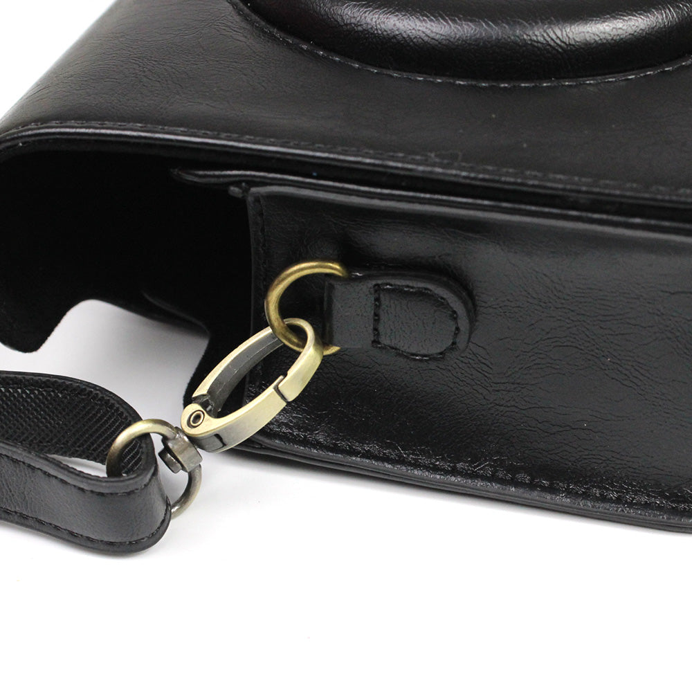 PU Leather Camera Case Cover for Instax Square SQ1 Camera Bag - Black