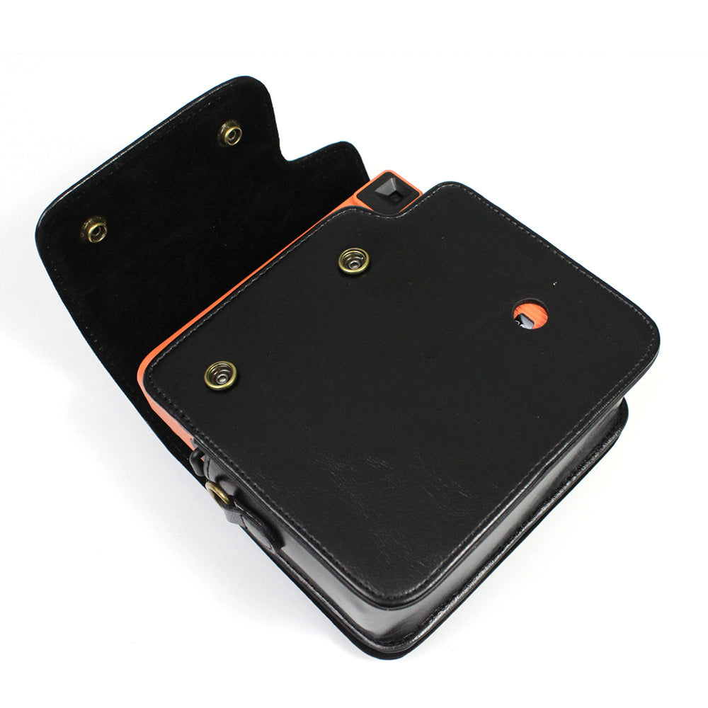 PU Leather Camera Case Cover for Instax Square SQ1 Camera Bag - Black