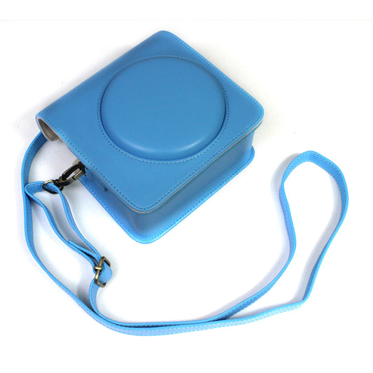 PU Leather Camera Case Cover for Instax Square SQ1 Camera Bag - Blue