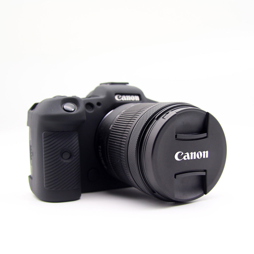 Soft Silicone Camera Protective Case for Canon EOS R5 - Black