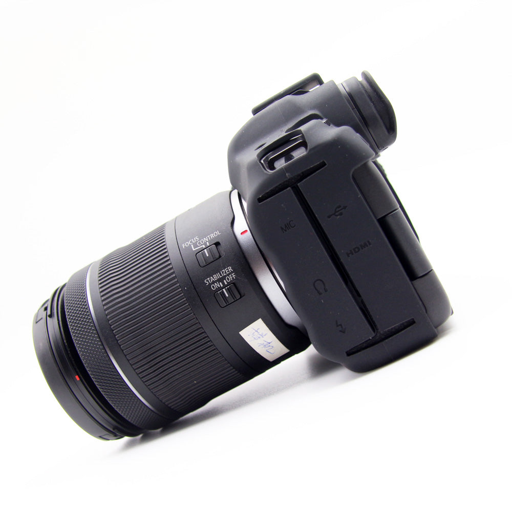 Soft Silicone Camera Protective Case for Canon EOS R5 - Black