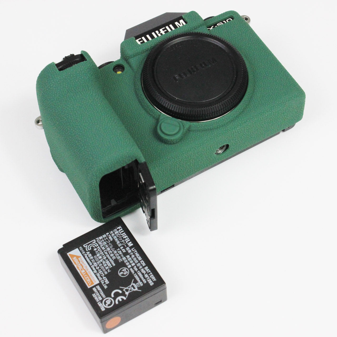 Shockproof Silicone Camera Protective Case Skin Cover for Fujifilm X-S10 - Green
