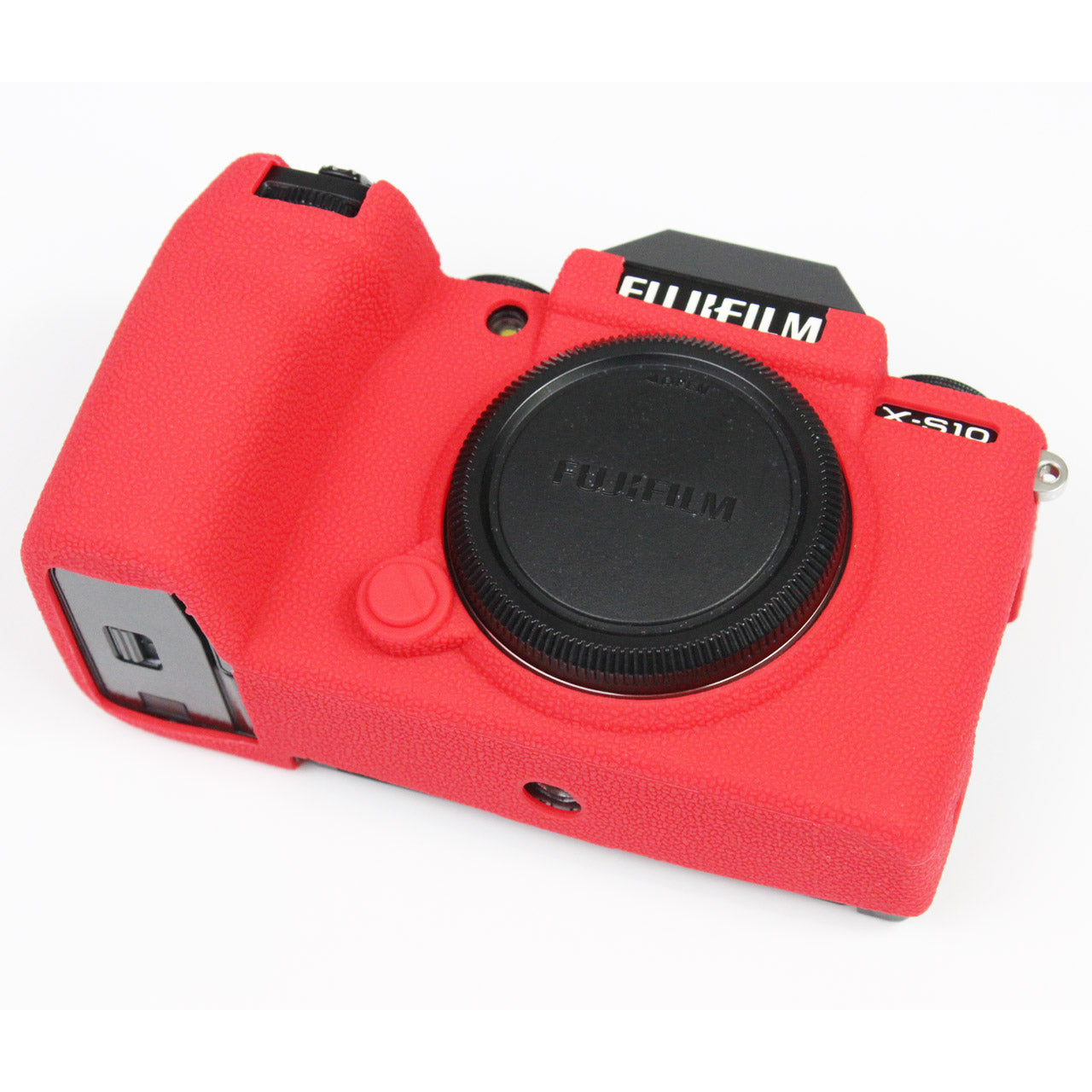 Shockproof Silicone Camera Protective Case Skin Cover for Fujifilm X-S10 - Red