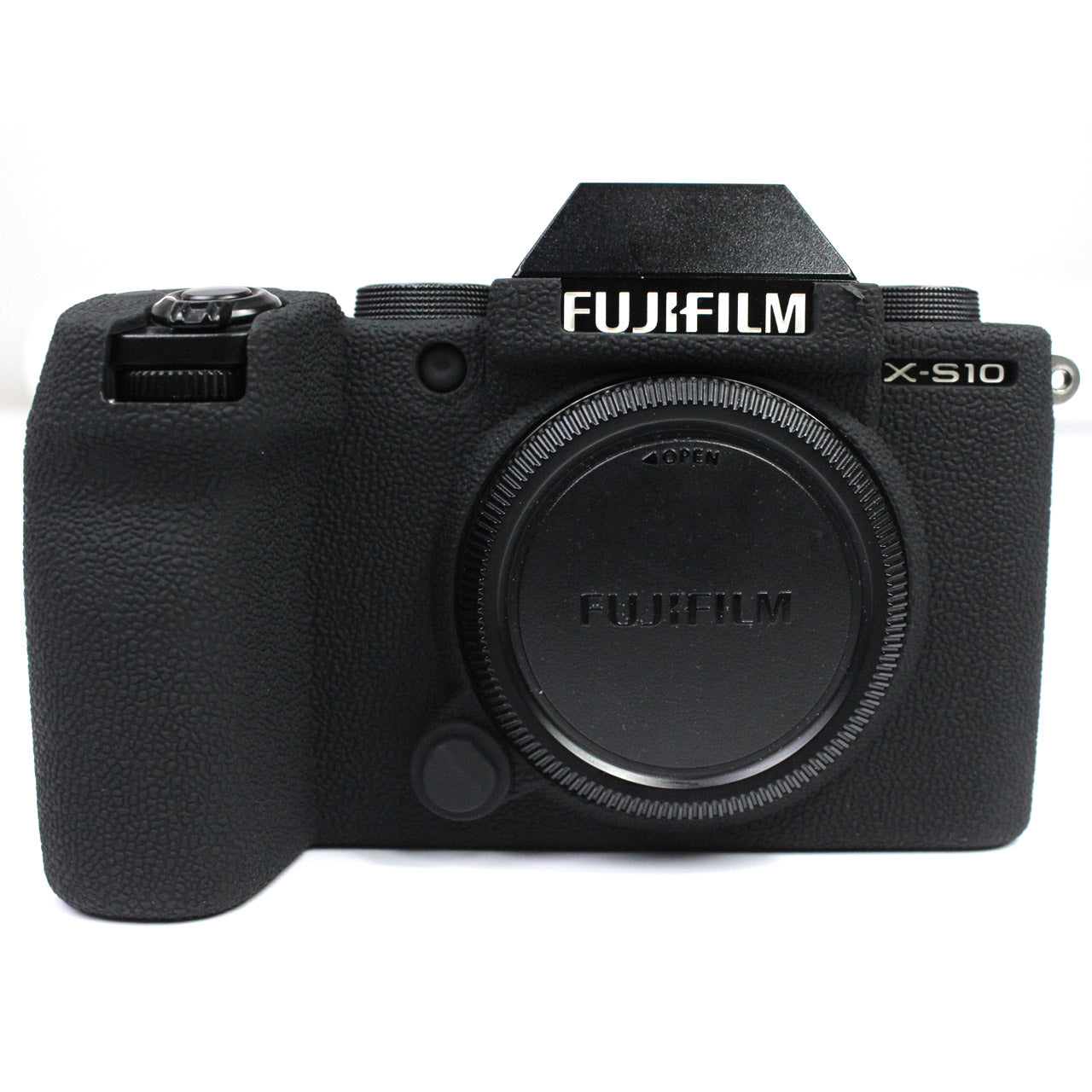 Shockproof Silicone Camera Protective Case Skin Cover for Fujifilm X-S10 - Black