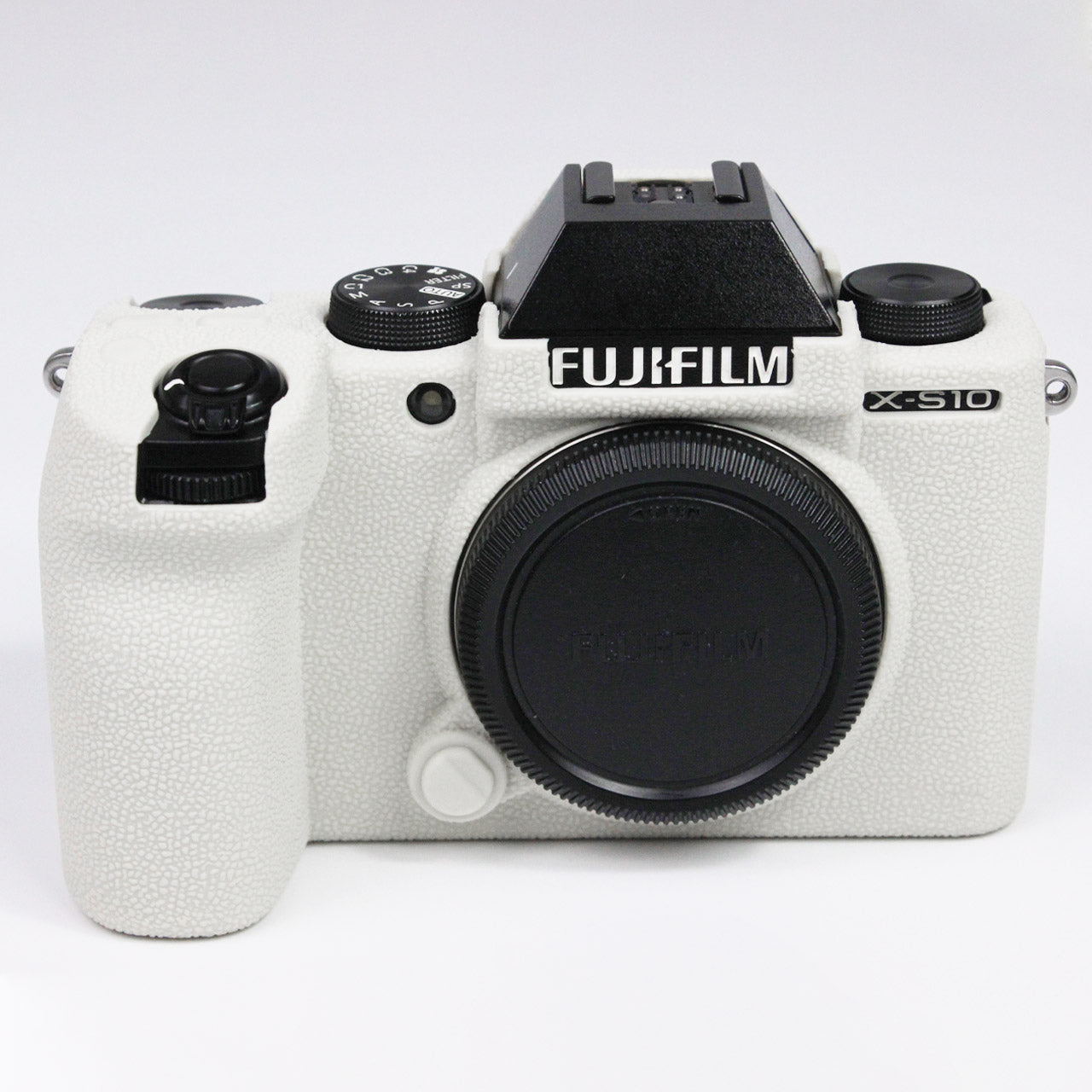 Shockproof Silicone Camera Protective Case Skin Cover for Fujifilm X-S10 - White