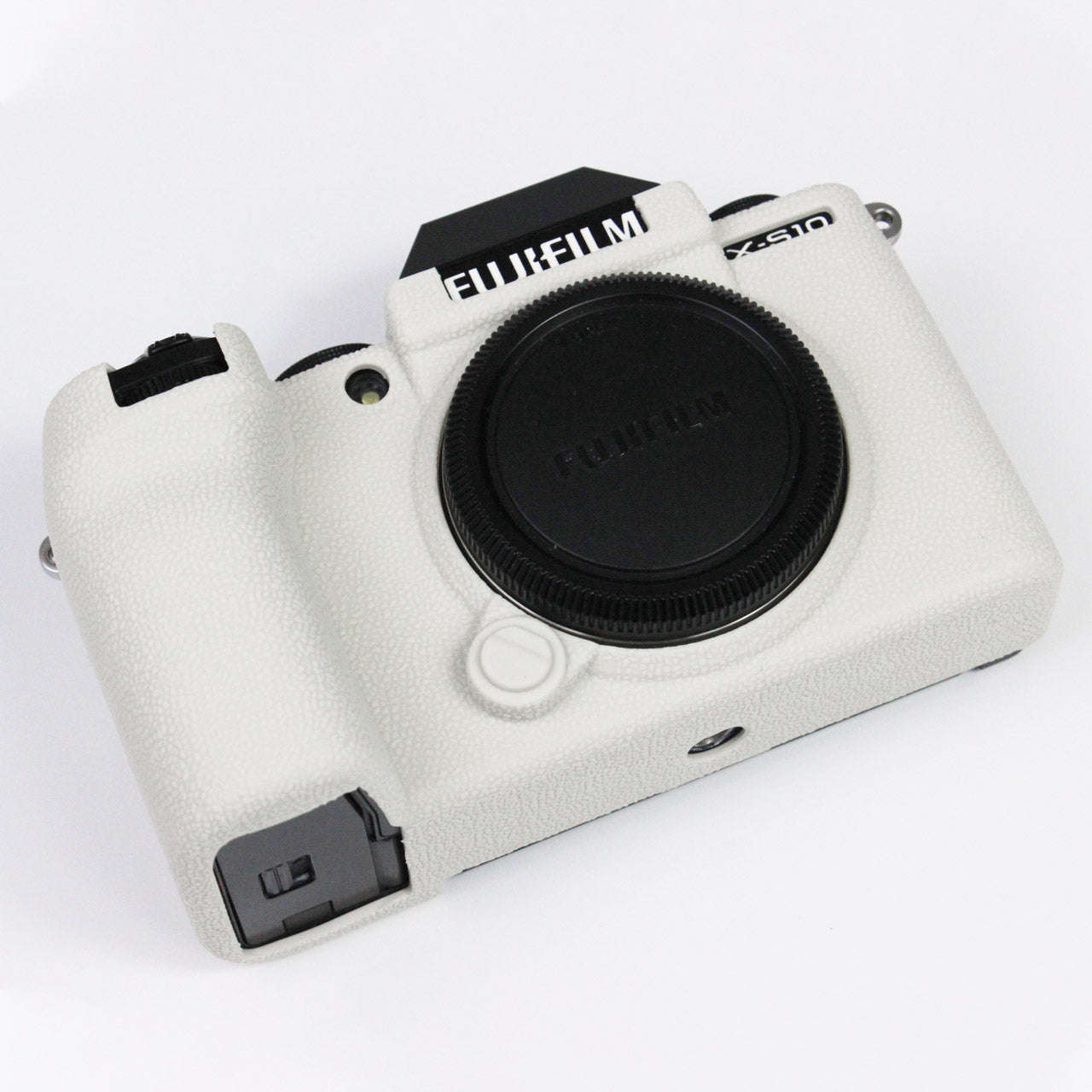 Shockproof Silicone Camera Protective Case Skin Cover for Fujifilm X-S10 - White