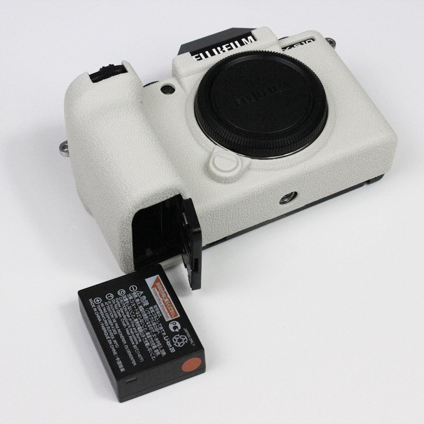Shockproof Silicone Camera Protective Case Skin Cover for Fujifilm X-S10 - White