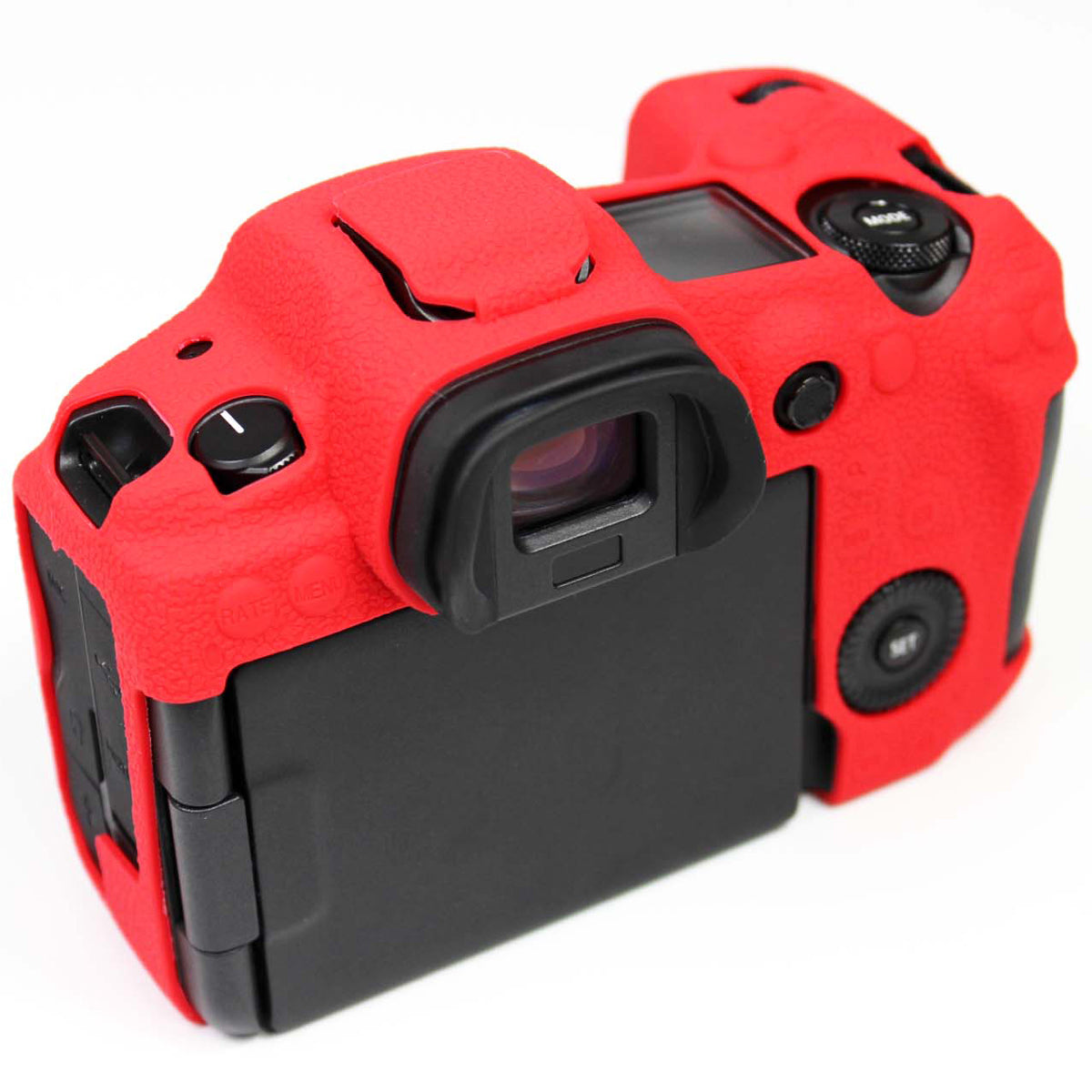 Soft Silicone Case Camera Protector Skin Bag Body Cover for Canon EOS R5 - Red