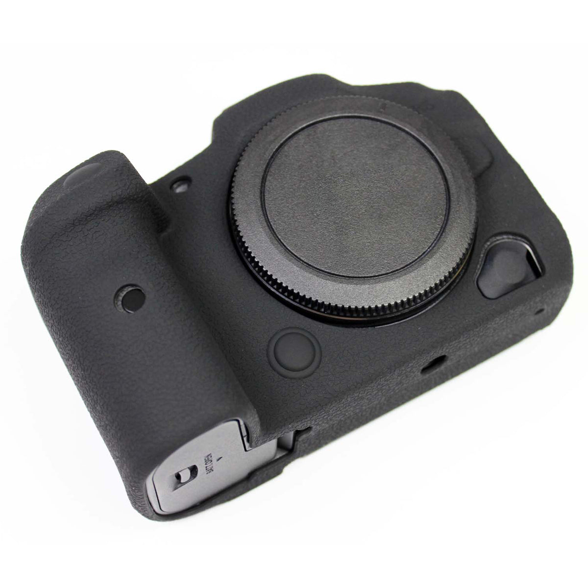 Soft Silicone Case Camera Protector Skin Bag Body Cover for Canon EOS R5 - Black
