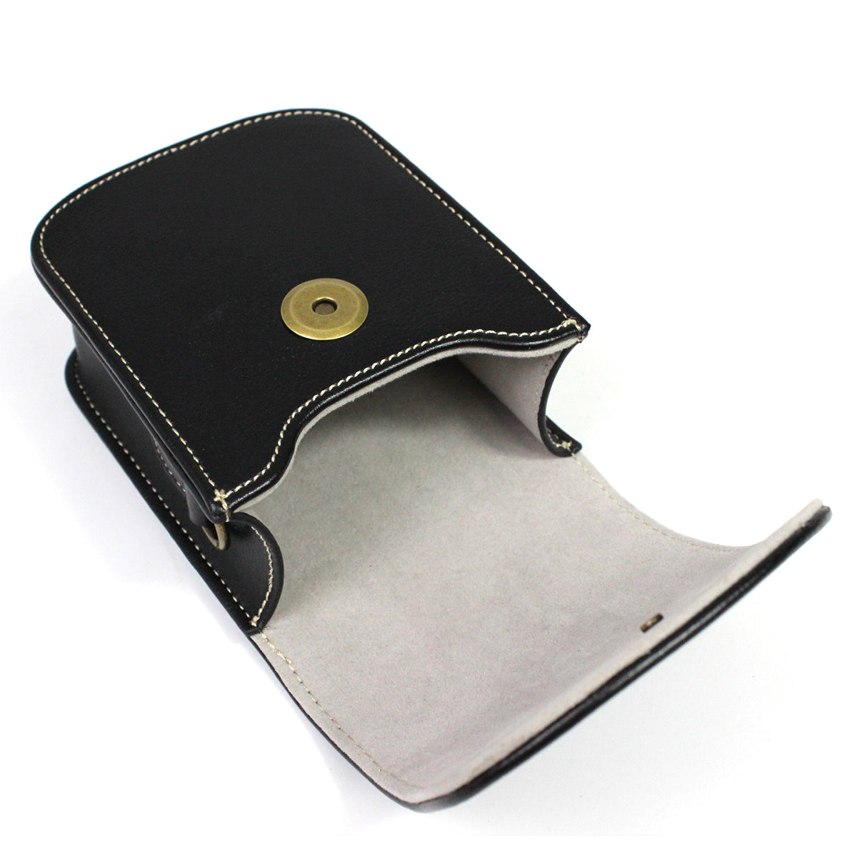Camera Bag PU Leather Protective Case with Shoulder Strap for Canon Ricoh Sony Olympus - Brown
