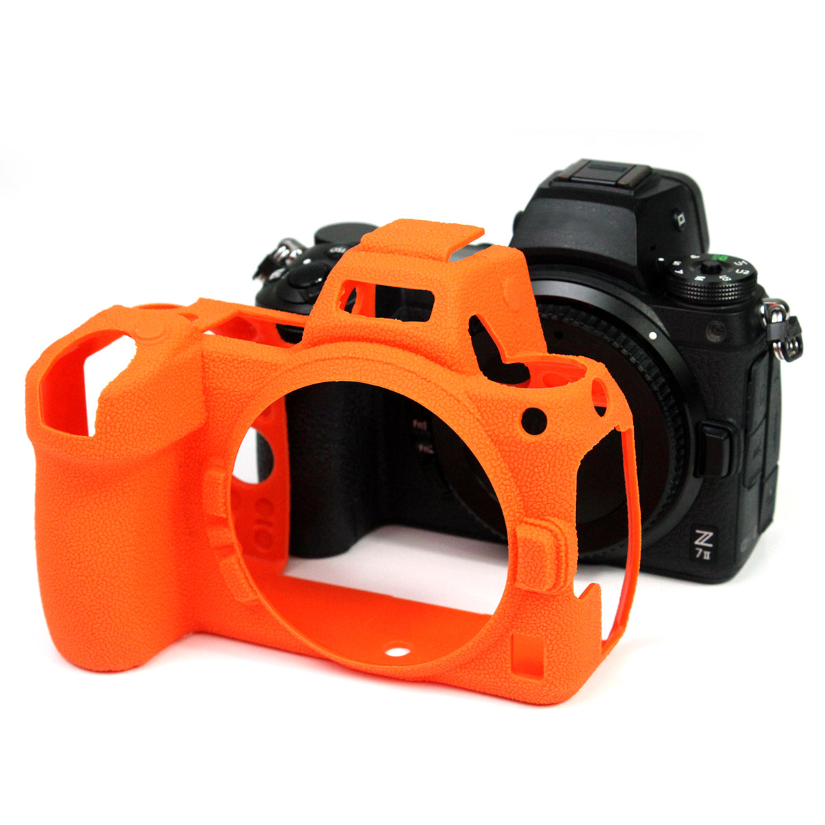 Soft Silicone Case Camera Protective Sleeve Cover for Nikon Z 6II/Z 7II - Orange