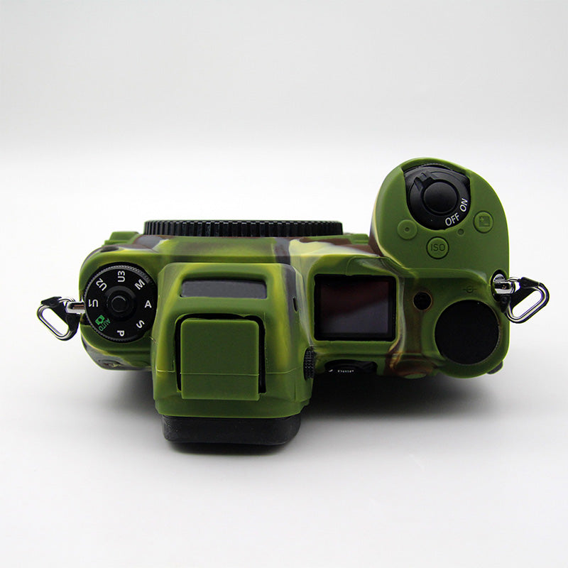Shockproof Plain Texture Silicone Case Camera Protective Sleeve Cover for Nikon Z6/Z7 - Camouflage