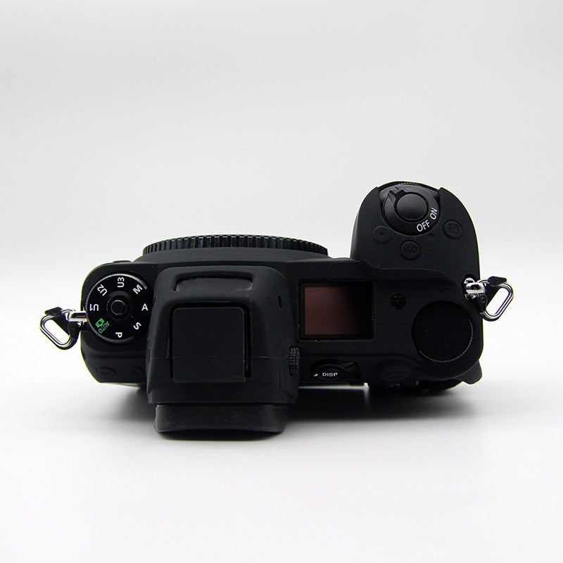 Shockproof Plain Texture Silicone Case Camera Protective Sleeve Cover for Nikon Z6/Z7 - Black