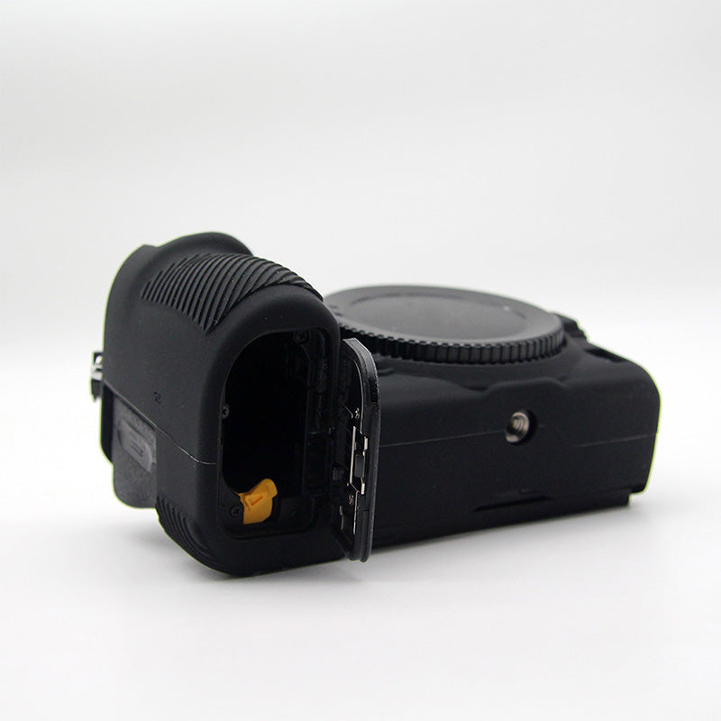 Shockproof Plain Texture Silicone Case Camera Protective Sleeve Cover for Nikon Z6/Z7 - Black