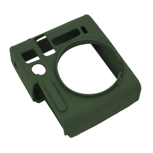 Soft Silicone Camera Case Protector Camera Body Sleeve Cover for Fujifilm Instax Mini 40 - Blackish Green