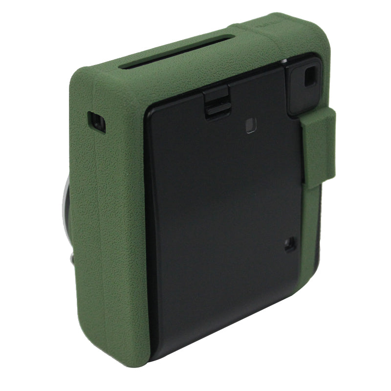 Soft Silicone Camera Case Protector Camera Body Sleeve Cover for Fujifilm Instax Mini 40 - Blackish Green