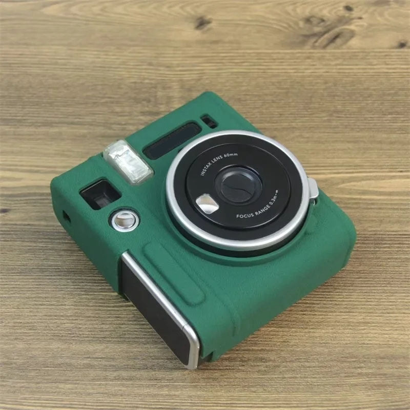 Soft Silicone Camera Case Protector Camera Body Sleeve Cover for Fujifilm Instax Mini 40 - Green