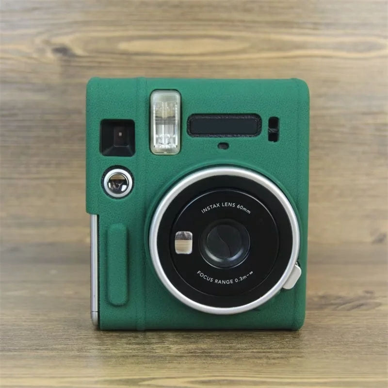 Soft Silicone Camera Case Protector Camera Body Sleeve Cover for Fujifilm Instax Mini 40 - Green