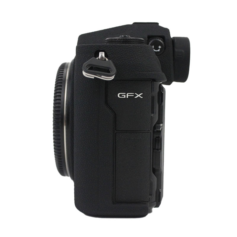 Soft Silicone Camera Case Protector SLR Camera Body Sleeve Cover for Fujifilm GFX 50S II - Black