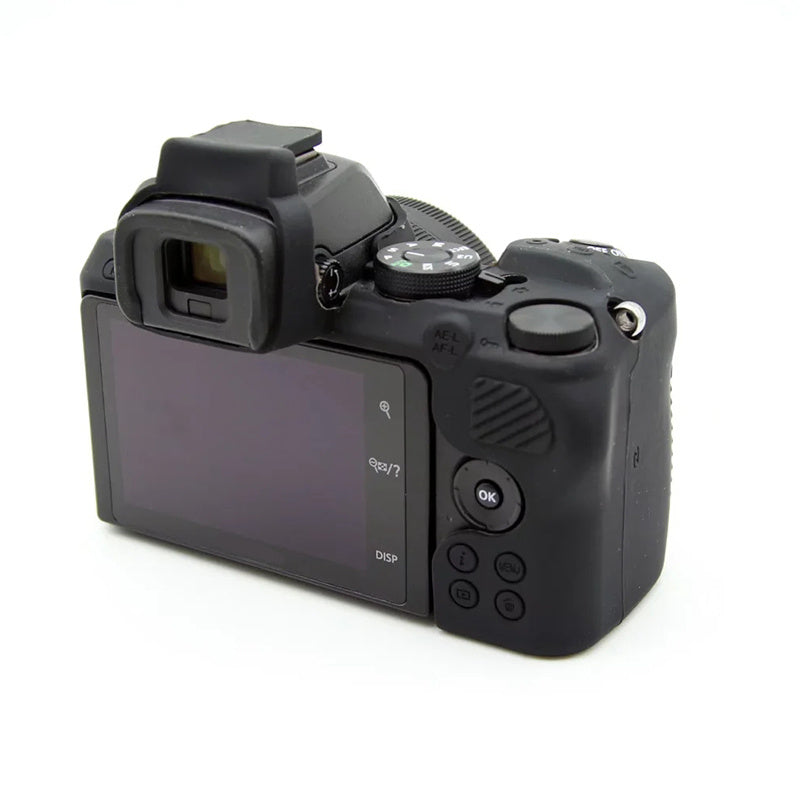 Uniqkart for Nikon Z50 Digital Camera Soft Silicone Case Portable Protective Cover - Black