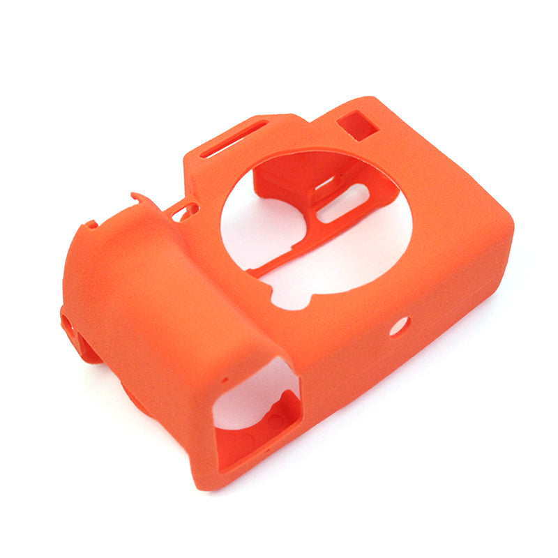 Uniqkart for Sony A7M4 Well-Protective Anti-collision Environmental Friendly Silicone Camera Protective Cover Case - Orange