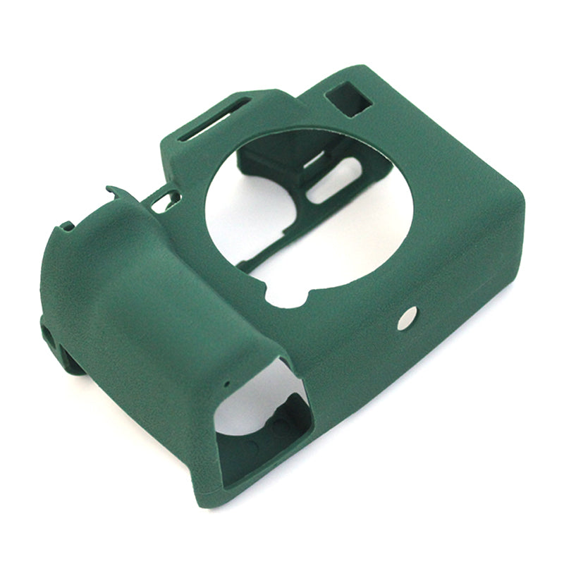 Uniqkart for Sony A7M4 Well-Protective Anti-collision Environmental Friendly Silicone Camera Protective Cover Case - Blackish Green