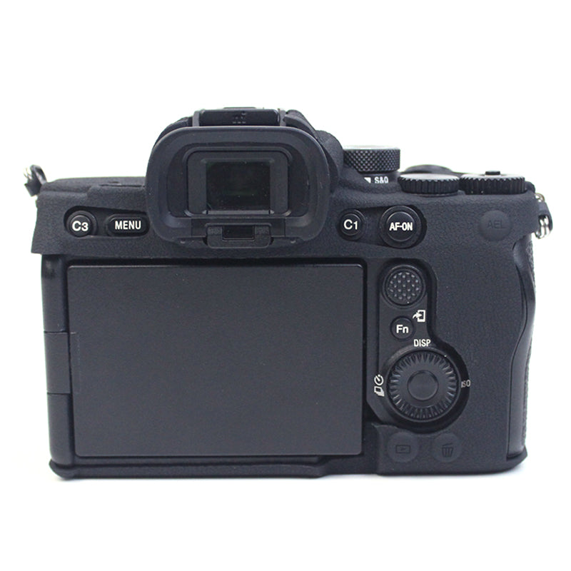 Uniqkart for Sony A7M4 Well-Protective Anti-collision Environmental Friendly Silicone Camera Protective Cover Case - Black